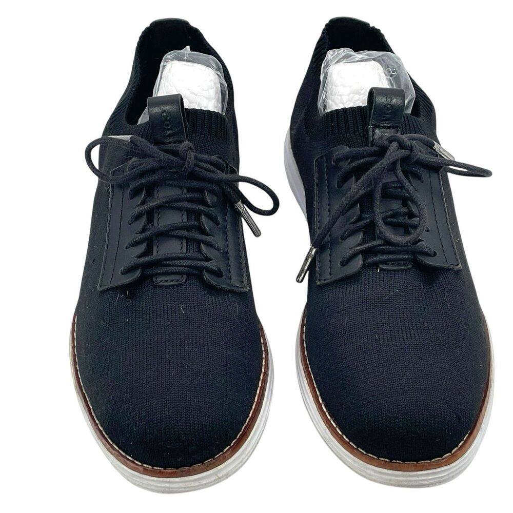 Cole Haan Zerogrand Stitchlite Black Knit Oxford Shoes Men’s 8.5B - Picture 3 of 7